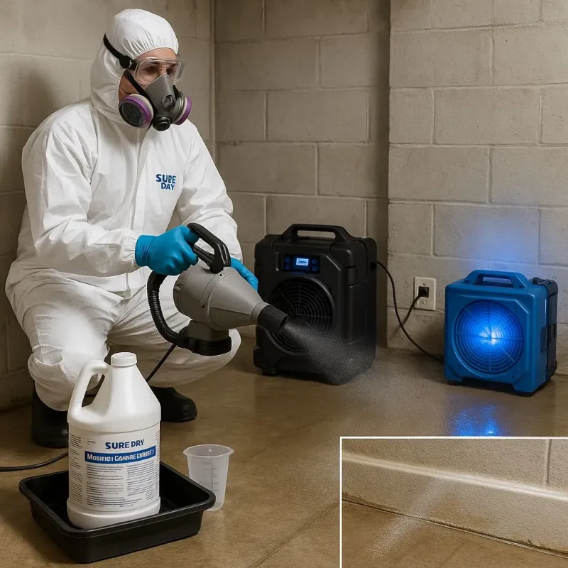 Sanitization and Odor Removal process in Forest, VA